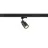 SLV Spot Sur Rail Puri 2.0 3 Phases  Aluminium Noir | Convient pour 1x GU10 - Dimmable